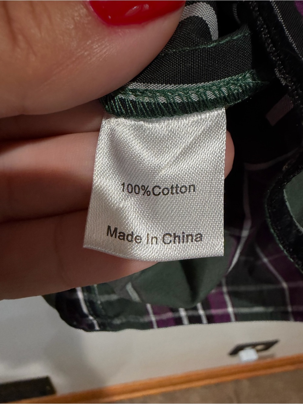 Tuckernuck Green and Purple Plaid Midi Dress - Picture 5 of 6